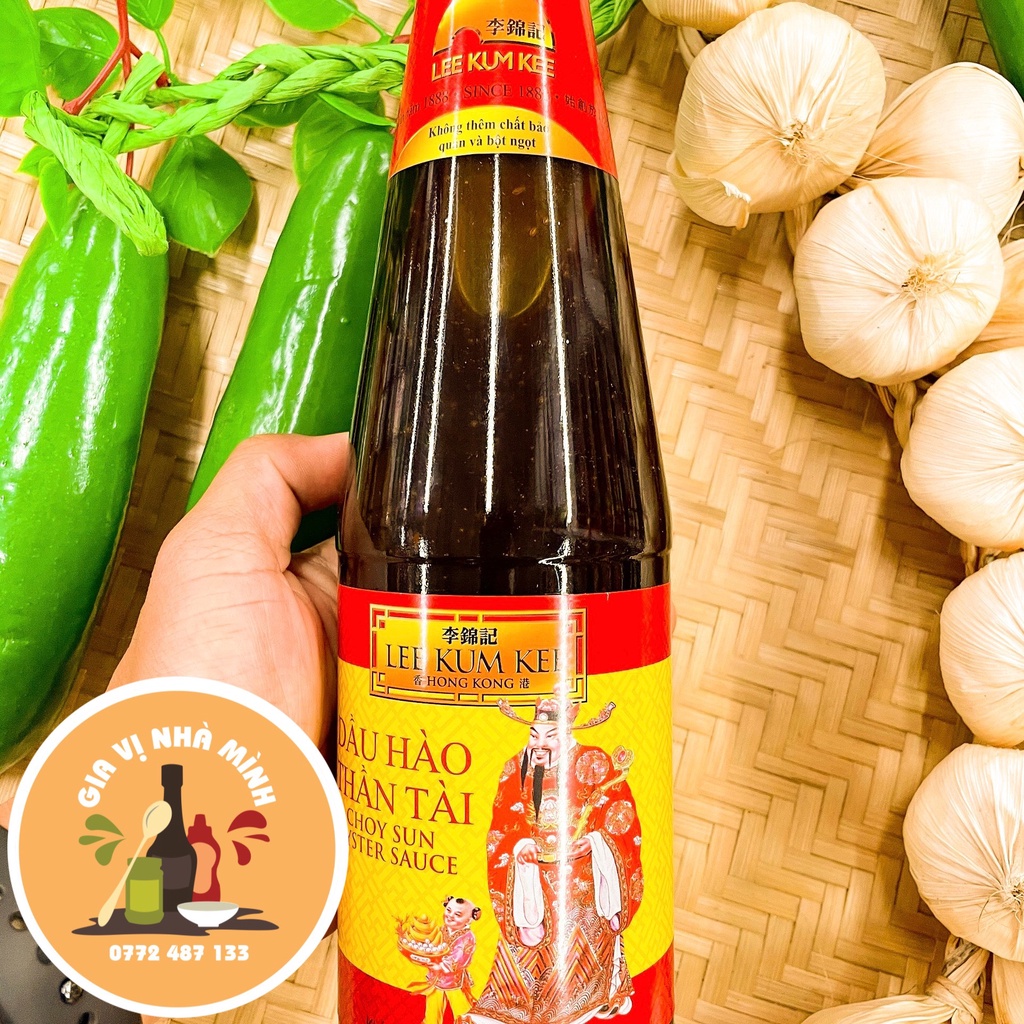 DẦU HÀO THẦN TÀI LEE KUM KEE-CHOY SUN OYSTER SAUCE HONGKONG 907G