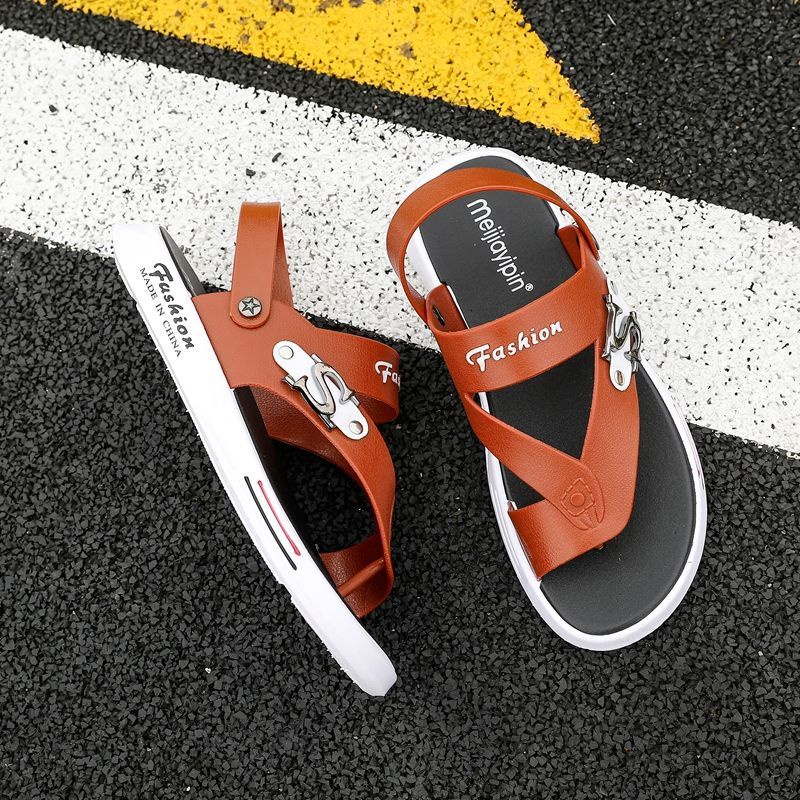 Oeteo Xăng đan Đế Bằng Chống Thấm Nước Thời Trang Đi Biển Cho Nam Giới