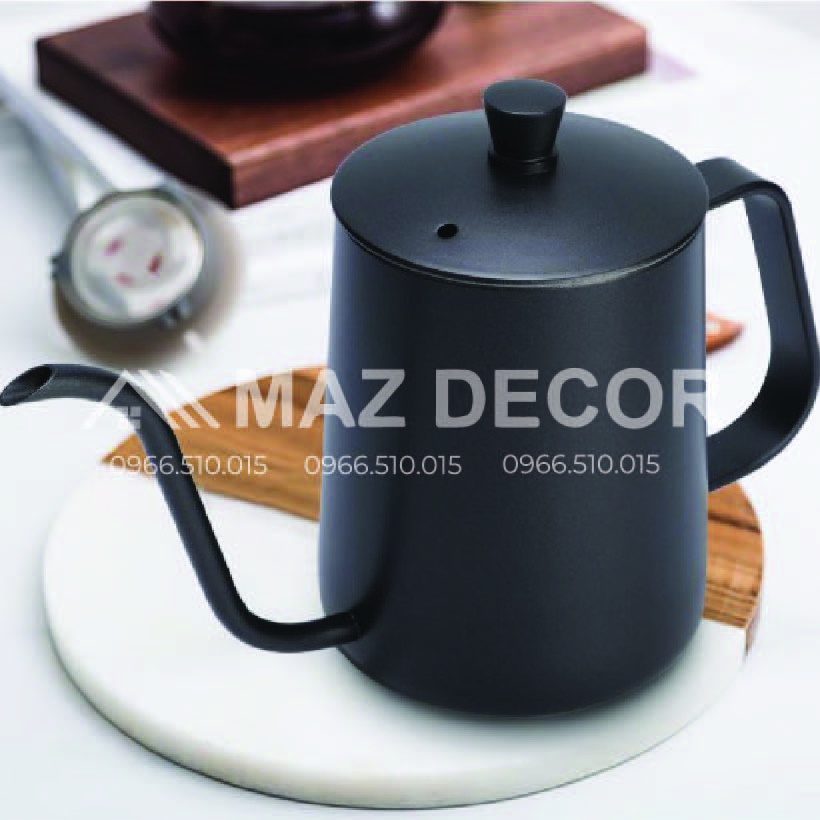[Giá sỉ] Ấm rót pha trà Drip cafe Inox Sơn tĩnh điện chống gỉ Cổ Ngỗng Chuyên Dụng Giá Rẻ cao cấp