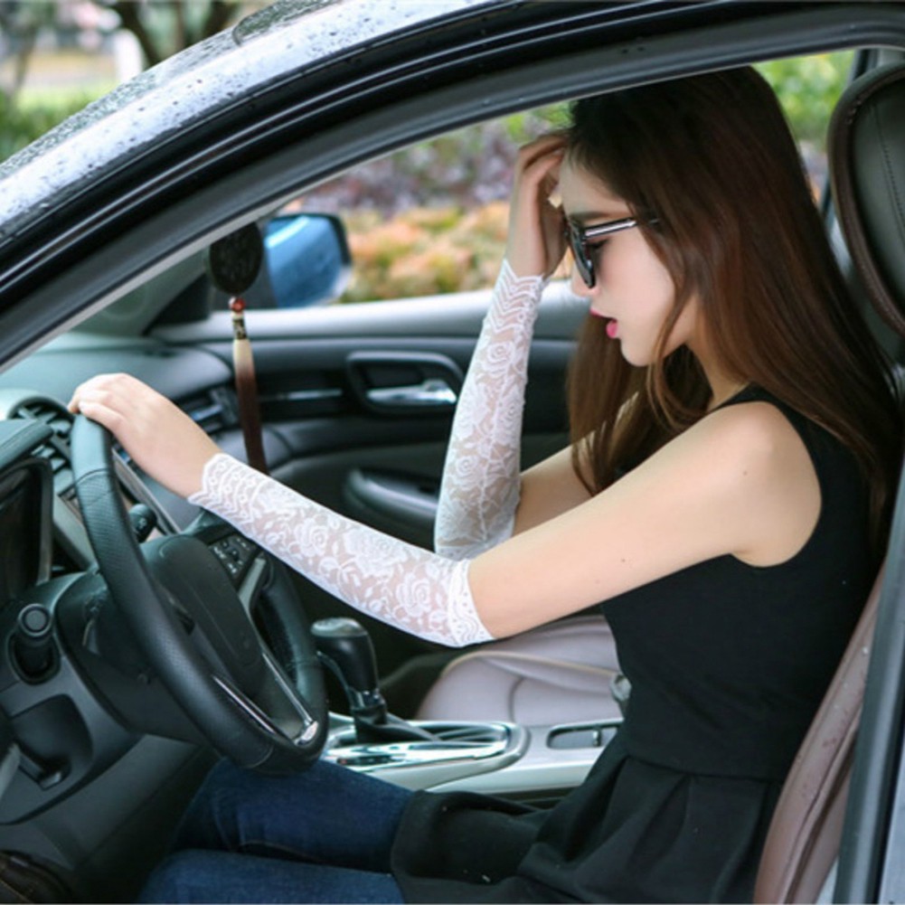 Đôi găng tay ren chống tia UV thời trang cho nữ