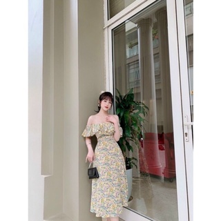 Đầm maxi hoa