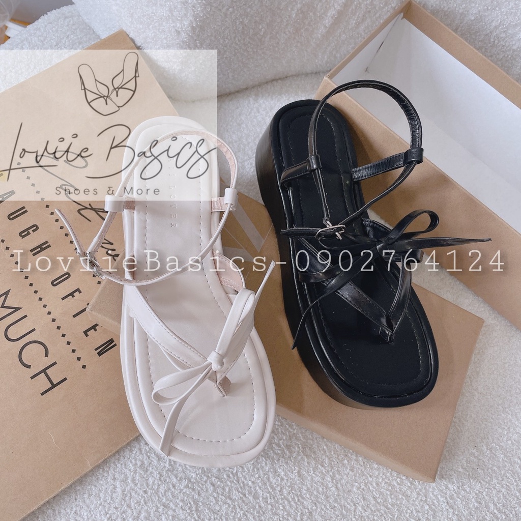 SANDAL XUỒNG LOVIIE BASICS - GIÀY NỮ THỜI TRANG QUAI NGANG KẸP XINH XẮN ĐẾ BẰNG S220911