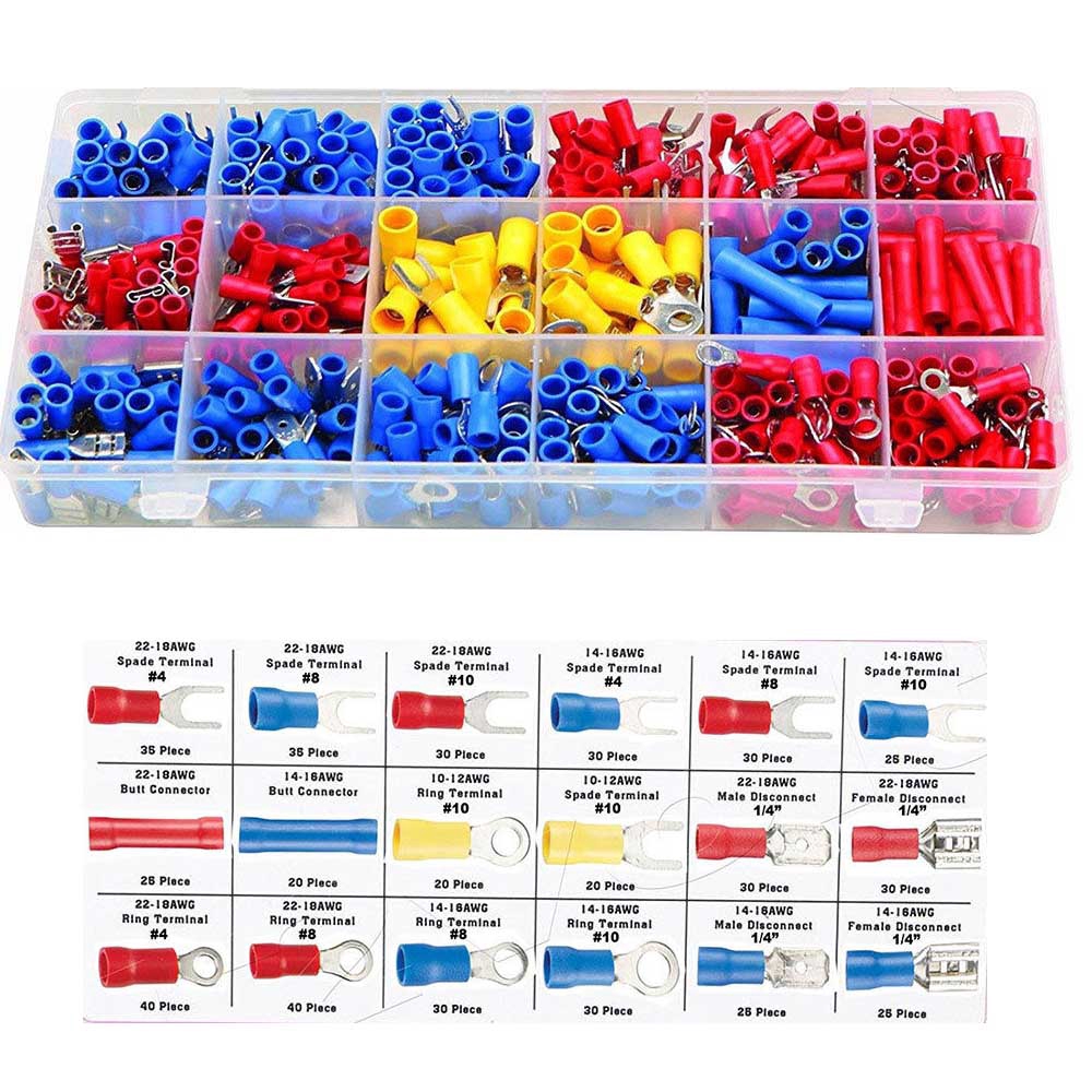 FASHYUNER Bộ 280/520 đầu nối dây điện cách điện chất lượng cao tiện dụng