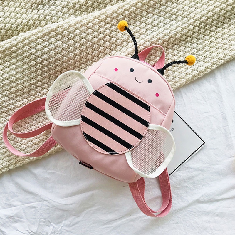 Ba Lô Hình Chú Ong Nhỏ Có Dây Chống Thất Lạc Cho Bé