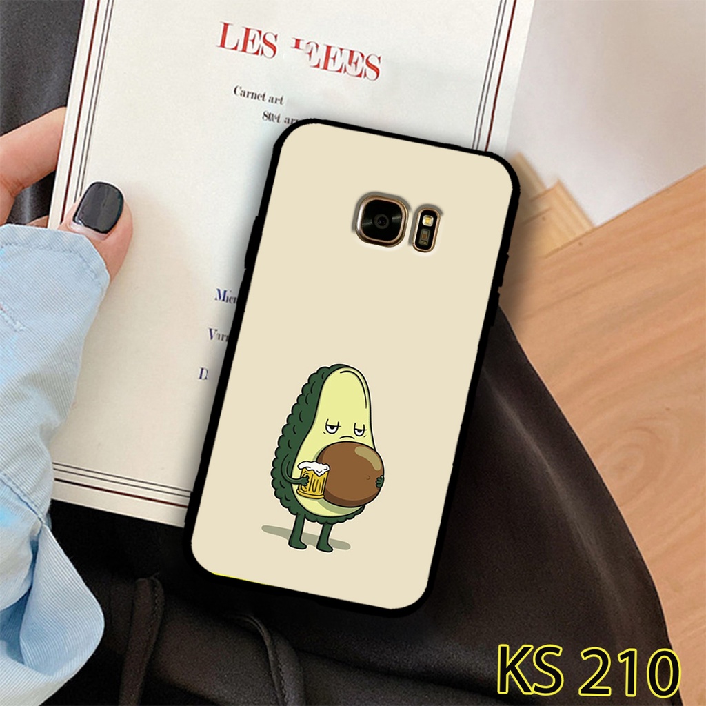 Ốp lưng Samsung Galaxy S6/S6 Edge/S7/S7 Edge in hình trái bơ ngộ nghĩnh_Ốp SS S6/S6E/S7/S7E