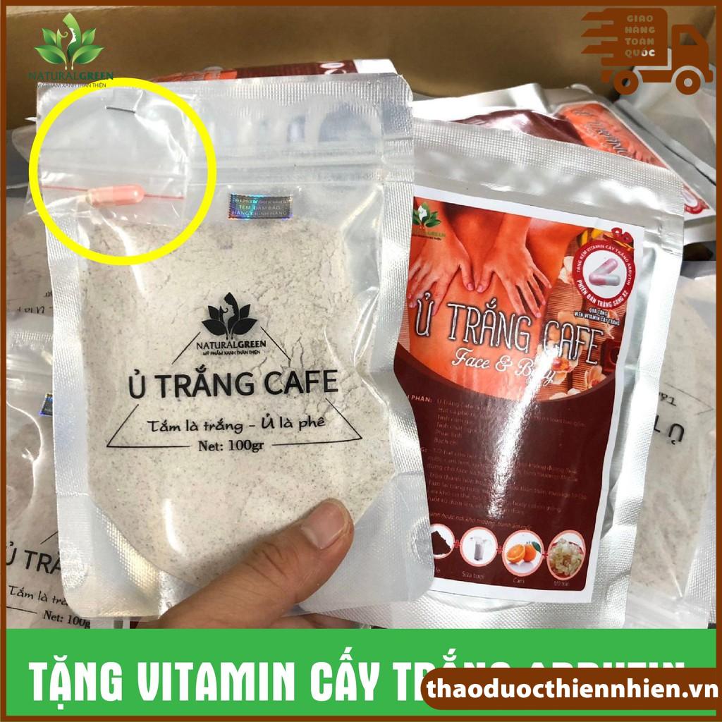 ( TẶNG VITAMIN KÍCH TRẮNG) tắm trắng cà phê thảo dược,ủ trắng cafe,tẩy tế bào chết cho face và body 100gr | BigBuy360 - bigbuy360.vn