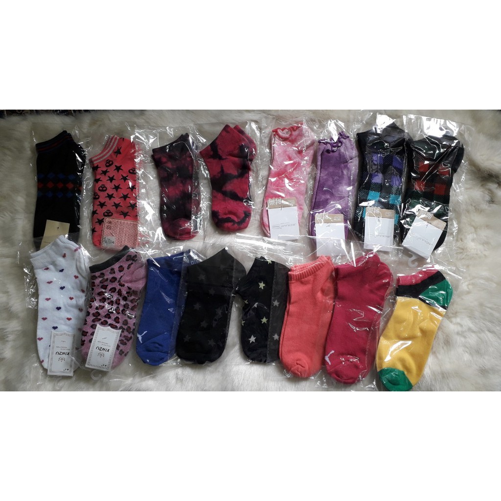 Tất nữ cổ ngắn nhiều màu (mã TQ) cotton ngăn mùi mồ hôi chân siêu thoáng