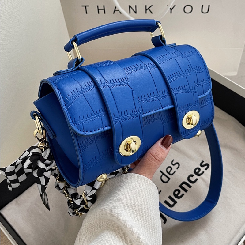 Túi Đeo Vai Boston Họa Tiết Vân Đá Nhỏ Gọn Thời Trang Cho Nữ