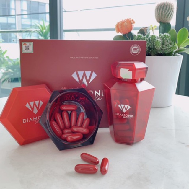 [ HÀNG KHÔNG CÀO TEM ] ] Viên Uống Trắng Da Ngọc Trinh DIAMOND WHITE Trắng Gấp 3 Lần