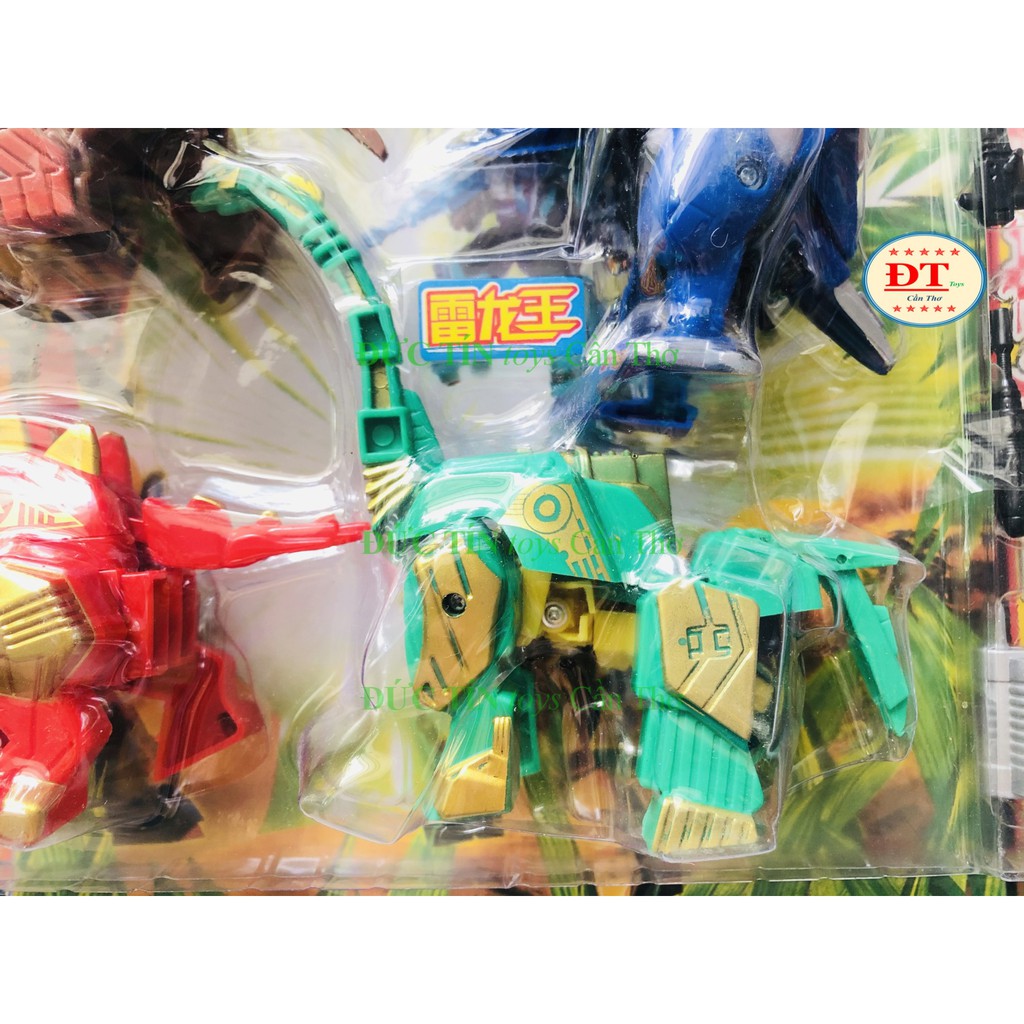 ĐỒ CHƠI VỈ RÁP ROBOT 4 THÚ GAO KHỦNG LONG NO:27