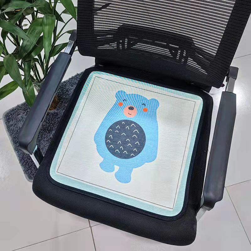 Đệm Lót Ghế Ngồi Văn Phòng Bằng Lụa Lạnh Kích Thước 45 * 45CM Chất Lượng Cao
