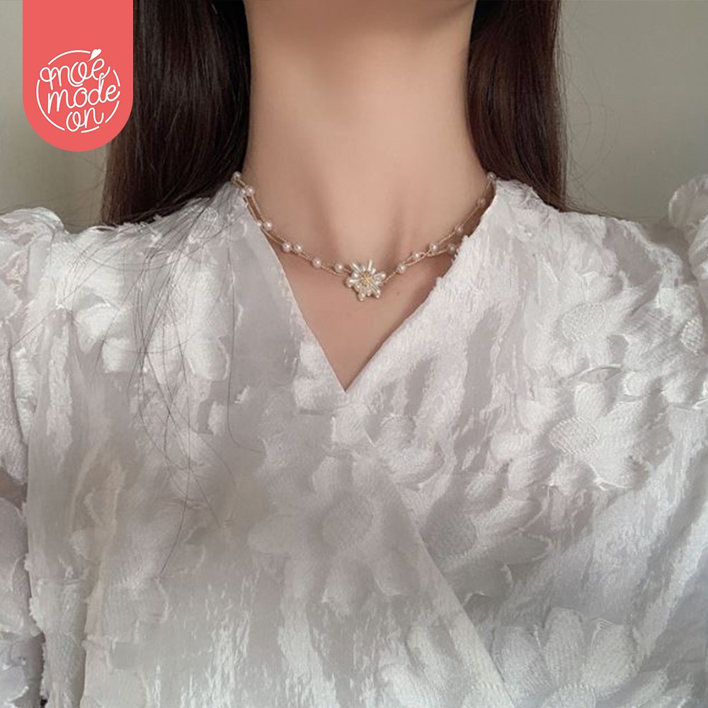 [MOE MODE ON] Choker chuỗi hạt hoa cúc
