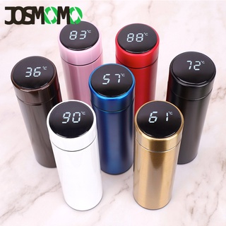 JOSMOMO 304 Bình giữ nhiệt inox có đèn LED hiển thị nhiệt độ cao cấp 500ML