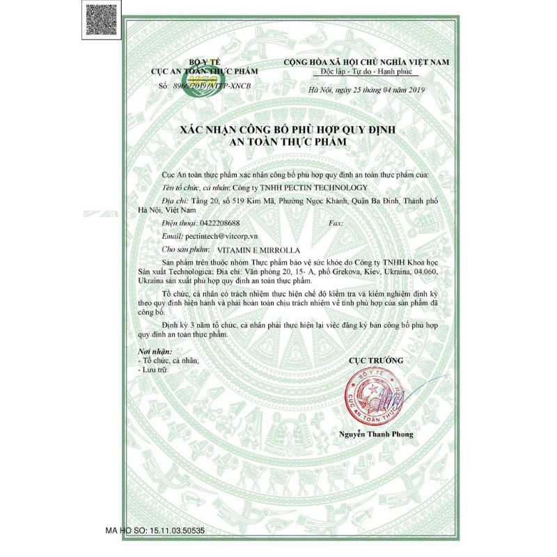 CHÍNH HÃNG] Vitamin E đỏ Nga 270mg