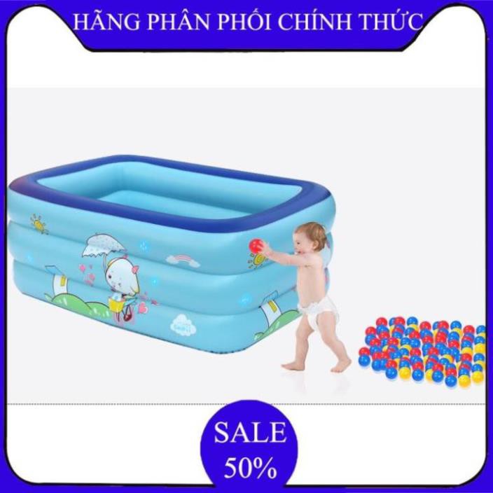 ✔️ bể phao bơi,Bể bơi phao trong nhà, hình chữ nhật kích thước 150cm  - Bảo hành úy tín 1 đổi 1