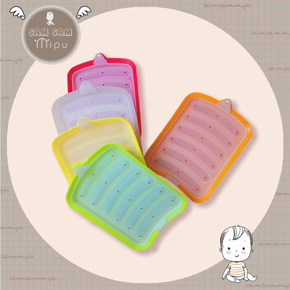 Khuôn làm Bánh - Xúc Xích Silicon Cho Bé Ăn Dặm - Shop Mẹ Sam