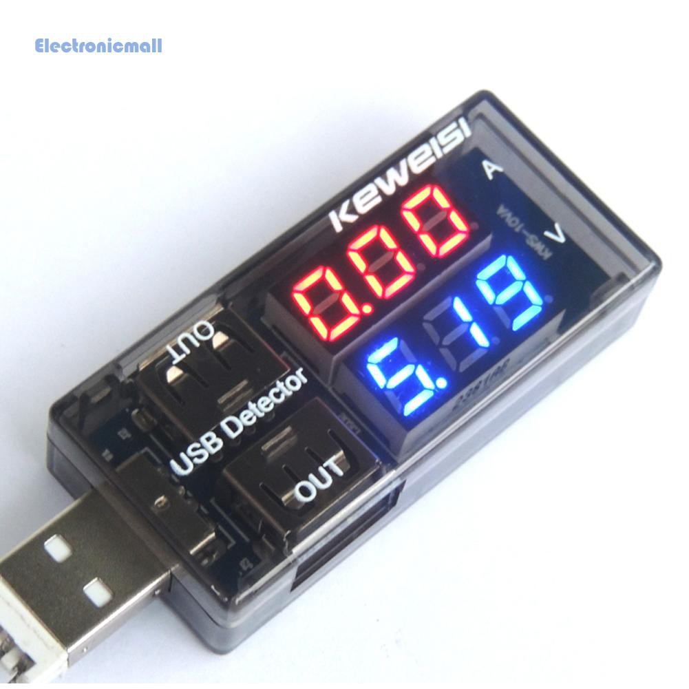 Đồng hồ đo điện áp có cổng sạc USB
