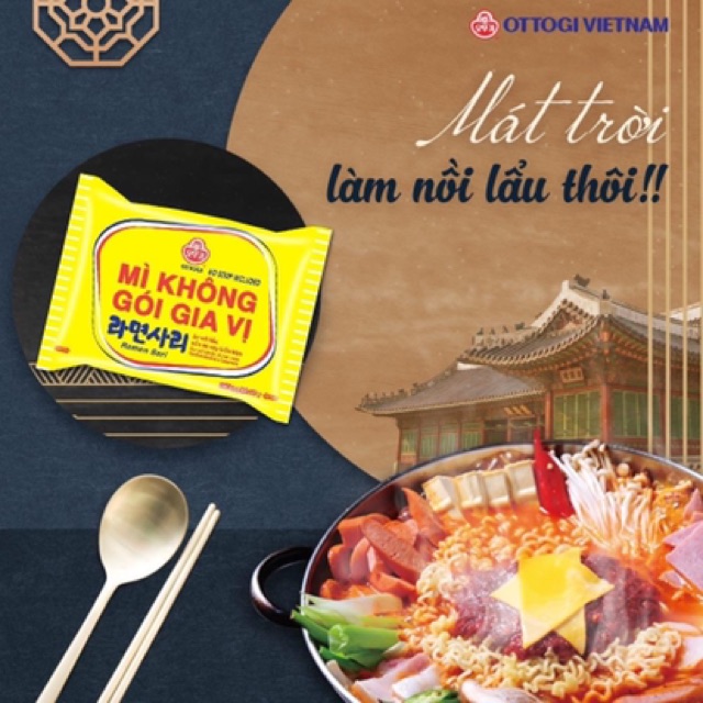  MÌ KHÔNG GÓI GIA VỊ OTTOGI 110g