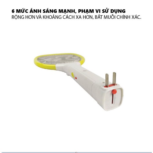 Vợt Muỗi Điện Tử Keyang Ky-3025 Hình Nắm Đấm Chống Giật