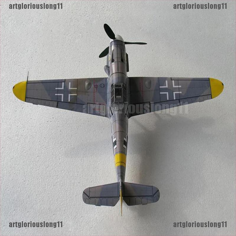 Mô hình máy bay giấy Đức Bf-109 G6/G14 3D tỉ lệ 1:32