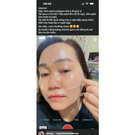 Peel da collagen cao cấp Morebella, dưỡng trắng sáng da, nám sạm sần sùi