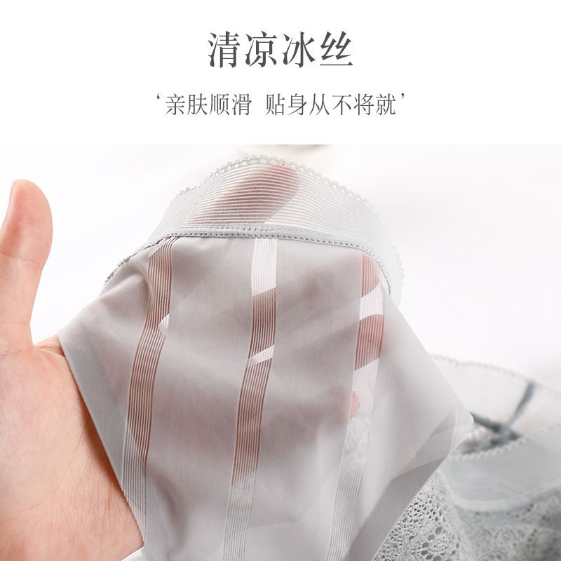 Quần Lót Nữ Đúc Su Mỏng Phối Ren Hoa mã 3001