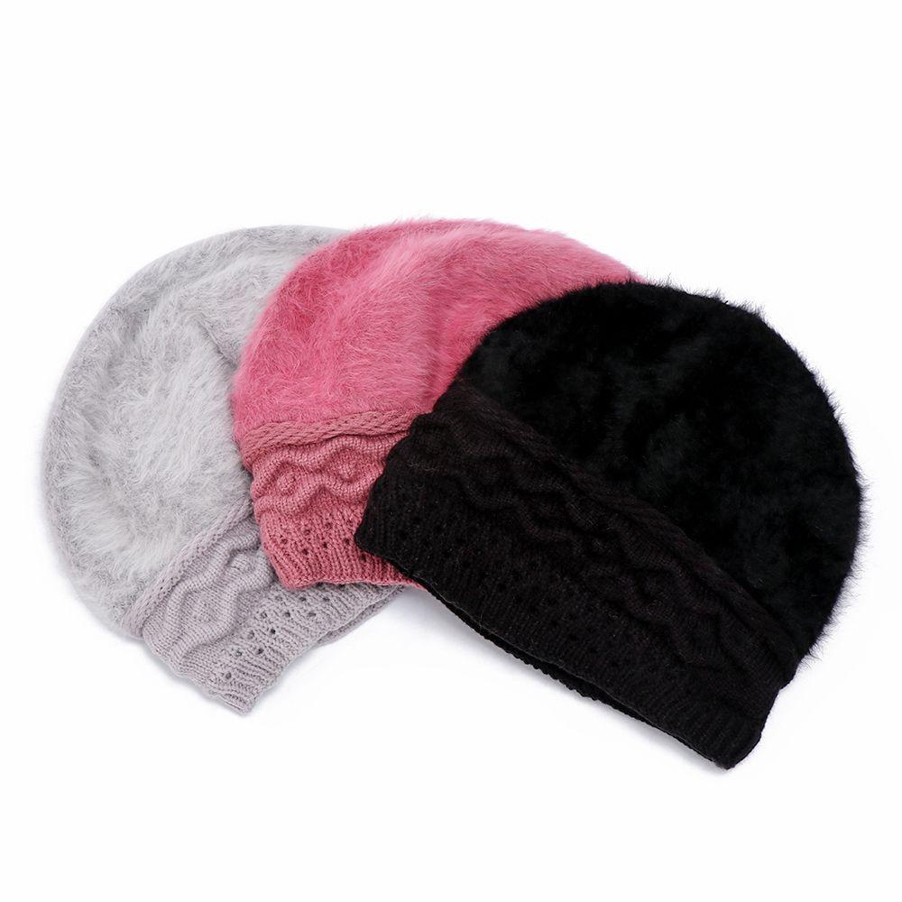 Mũ Beanie Cotton Pha Co Giãn Giữ Ấm Mùa Đông Kiểu Mới