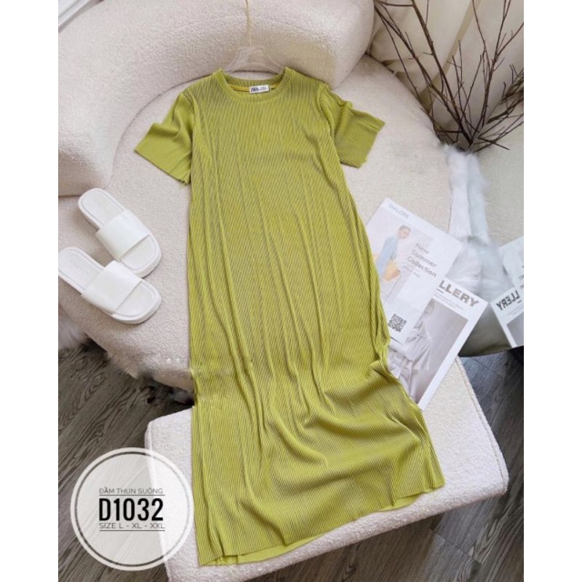 Đầm suông big size thun gân siêu đẹp từ 60kg-90kg