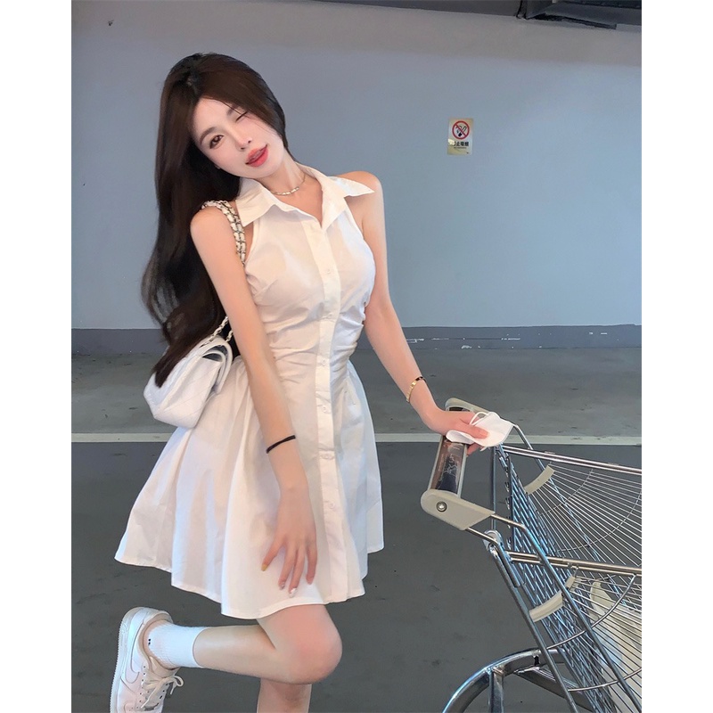 Đầm Ôm Hai Dây Thời Trang Hàn Quốc Quyến Rũ Cho Nữ