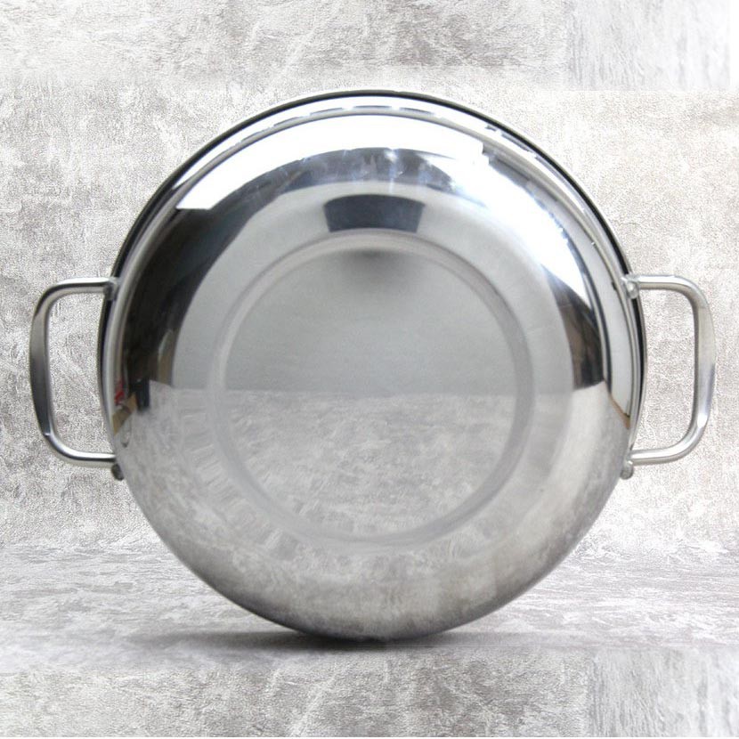 Nồi lẩu Inox cao cấp 1 đáy nắp kính FiveStar HT Cook đường kính 28cm dúng bếp từ