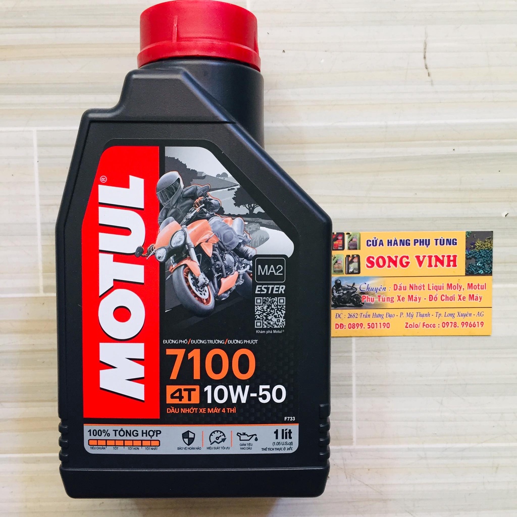 NHỚT MOTUL 7100 4T 10W50 1L - TỔNG HỢP HOÀN TOÀN