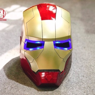 Mặt nạ đầu ironman sáng đèn