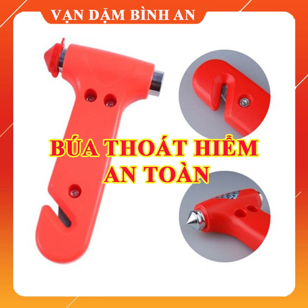 Búa đập kính thoát hiểm an toàn trên ô tô, xe hơi - Vạn Dặm Bình An