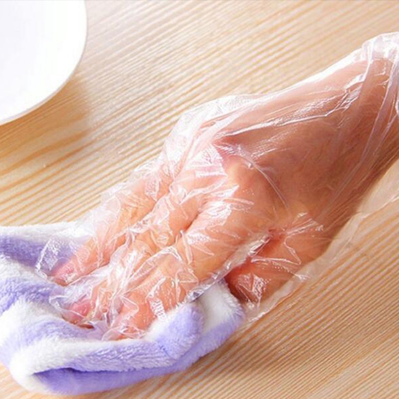 Set 100 găng tay nylon dùng một lần đa năng tiện lợi