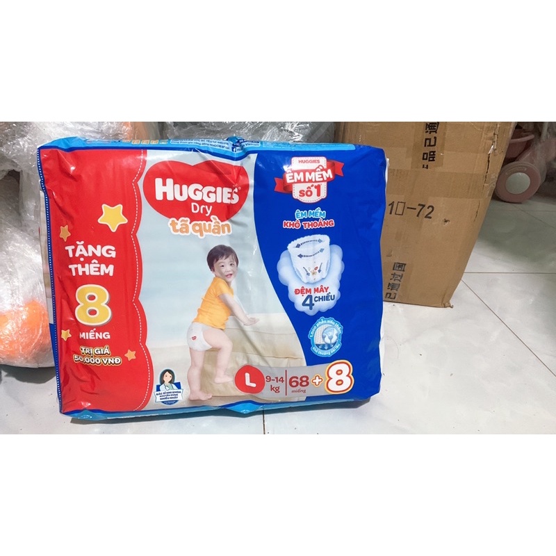 (Sale)Tả quần Huggies cho bé S M L Xl XXL