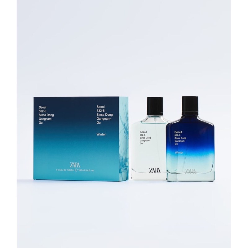 Set Nước hoa ZARA SEOUL 532-8 VÀ SEOUL 532-8 ƯINTER 100ml | BigBuy360 - bigbuy360.vn