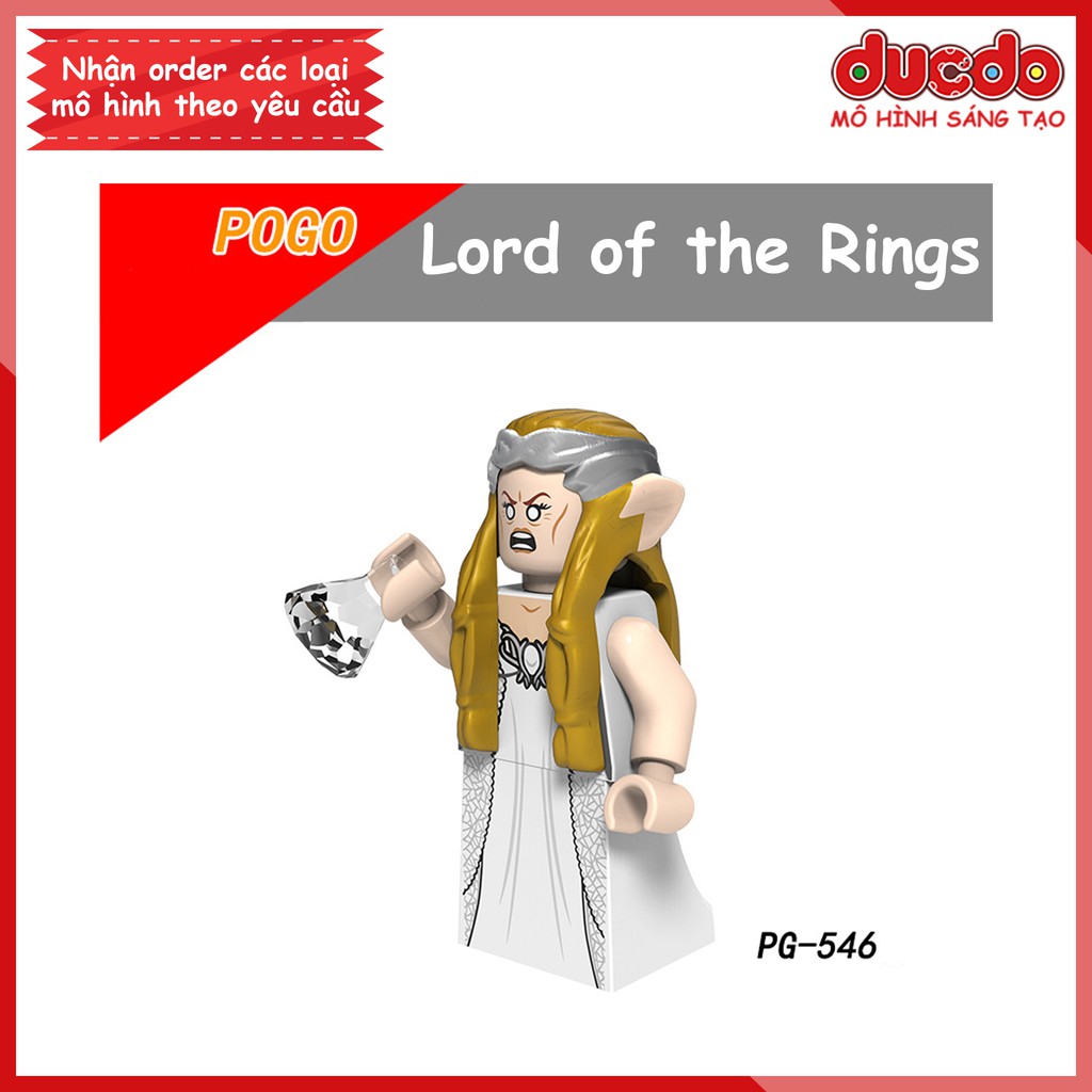 Minifigures nhân vật phim Chúa Tể Những Chiếc Nhẫn tuyệt đẹp - Đồ chơi Lắp ghép Xếp hình Mini POGO PG 8148 Mô hình
