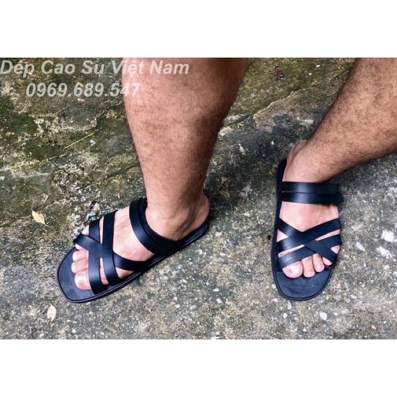 Dép Cao Su Bác Hồ Quai Bố DR7