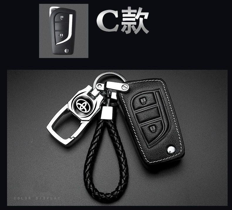 Bao Da Đựng Chìa Khóa Xe Hơi Toyota YARIS ALTIS CAMRY RAV4 Sienta CHR AURIS