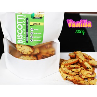 [SALE KHỦNG] Bánh Biscotti Giảm cân Vị Vanilla từ bột nguyên cám và các loại hạt dinh dưỡng Bánh ăn kiêng