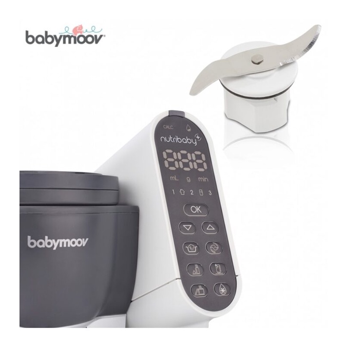 Máy tiệt trùng xay hấp đa năng Nutribaby Plus 5in1 Babymoov