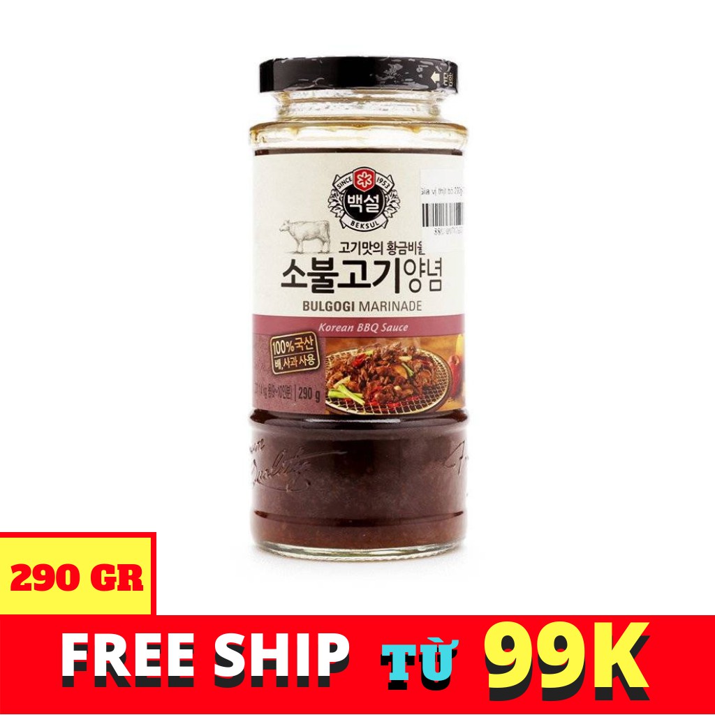 SỐT ƯỚP THỊT BÒ HÀN QUỐC BEKSUL 290G