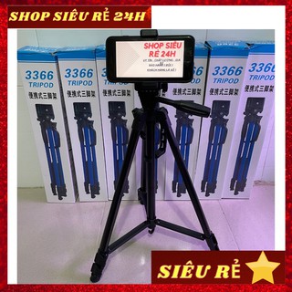 [FreeShip] Giá Đỡ Điện Thoại,Tripod 3366 Chắc Chắn Bền Bỉ