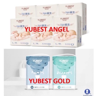 [Sẵn sll] Bỉm YUBEST Angel / Gold nội địa Trung Quốc quần / dán đủ size S90, M84, L78, XL84, XXL72, XXXL66