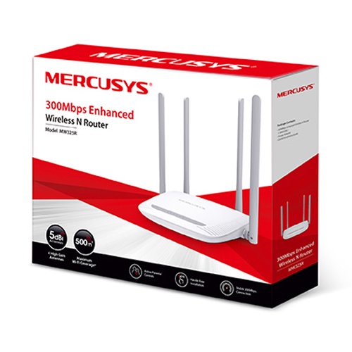 Bộ phát wifi Mercusys MW325R 300Mbps - Hàng chính hãng