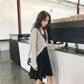 Set áo váy tôn dáng dễ mặc lắm ạ