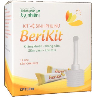 Kit vệ sinh phụ nữ BeriKit kháng khuẩn, kháng nấm, chống viêm, khử mùi