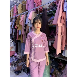 Đồ lam, quần áo đi chùa - Tim phối 2