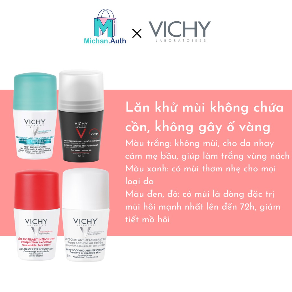 Lăn Khử Mùi Vichy 50ml