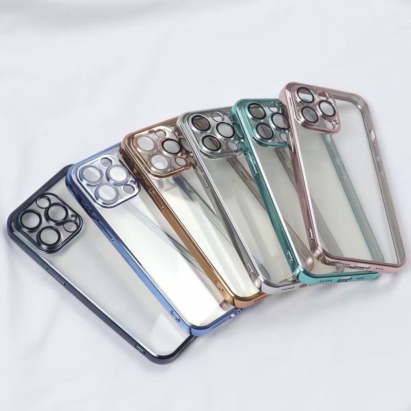 Ốp viền vuông bảo vệ CAMERA - Viền si mạ kim sang trọng dùng cho IPHONE